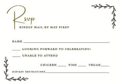 Terrance RSVP