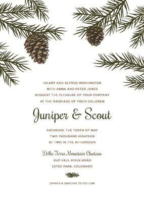 Woodland Invite